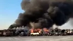 Incendiul de la depozitul de deșeuri din Prahova: Pompierii intervin cu 7 autospeciale