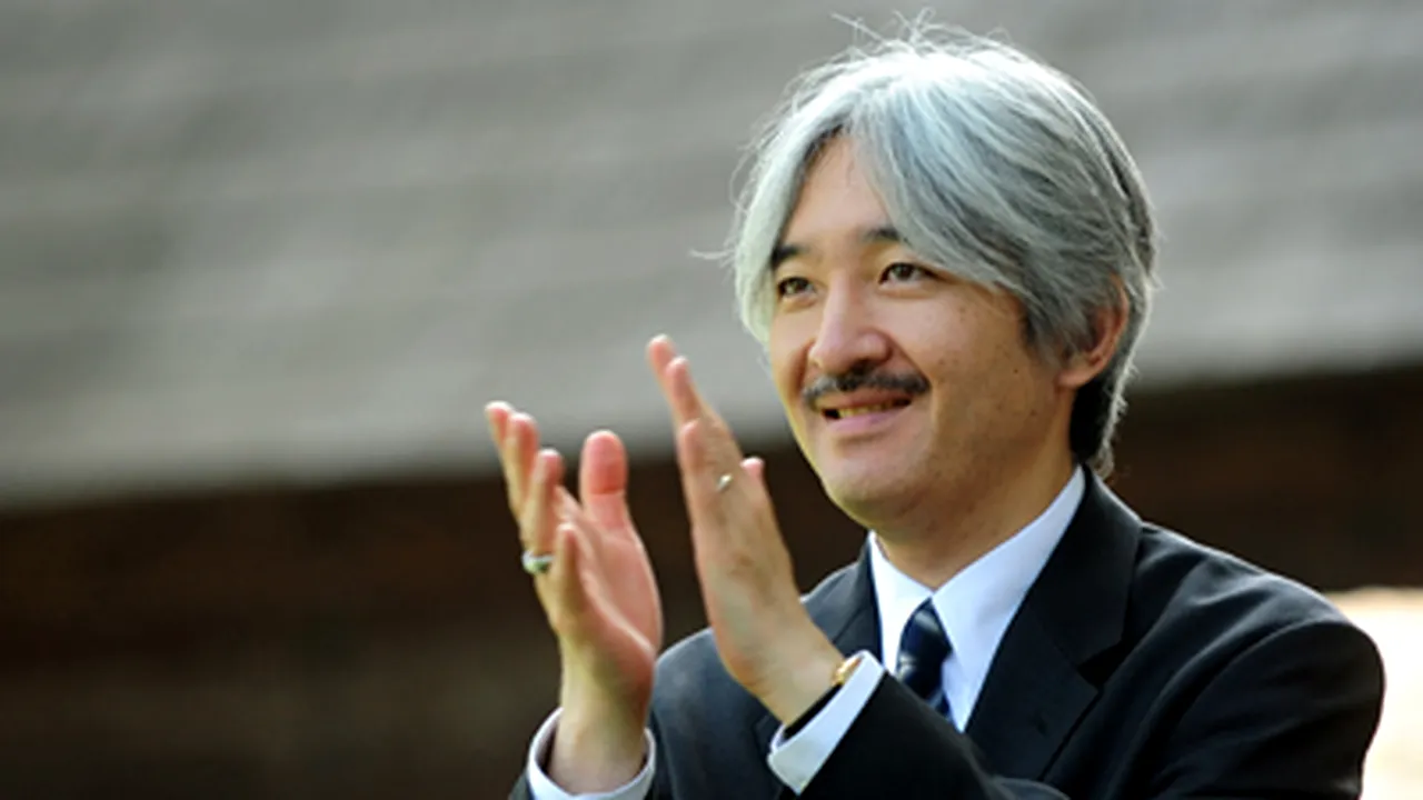 Prinţul Akishino, încântat de peisajul de la Peleş