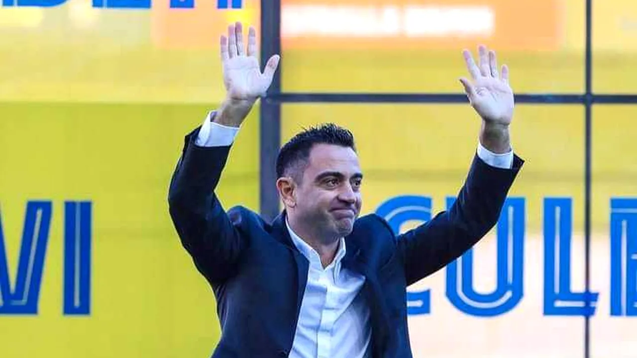Xavi, prezentat la Barcelona cu 10.000 de fani în tribună. Ce regulă a luat de la Guardiola