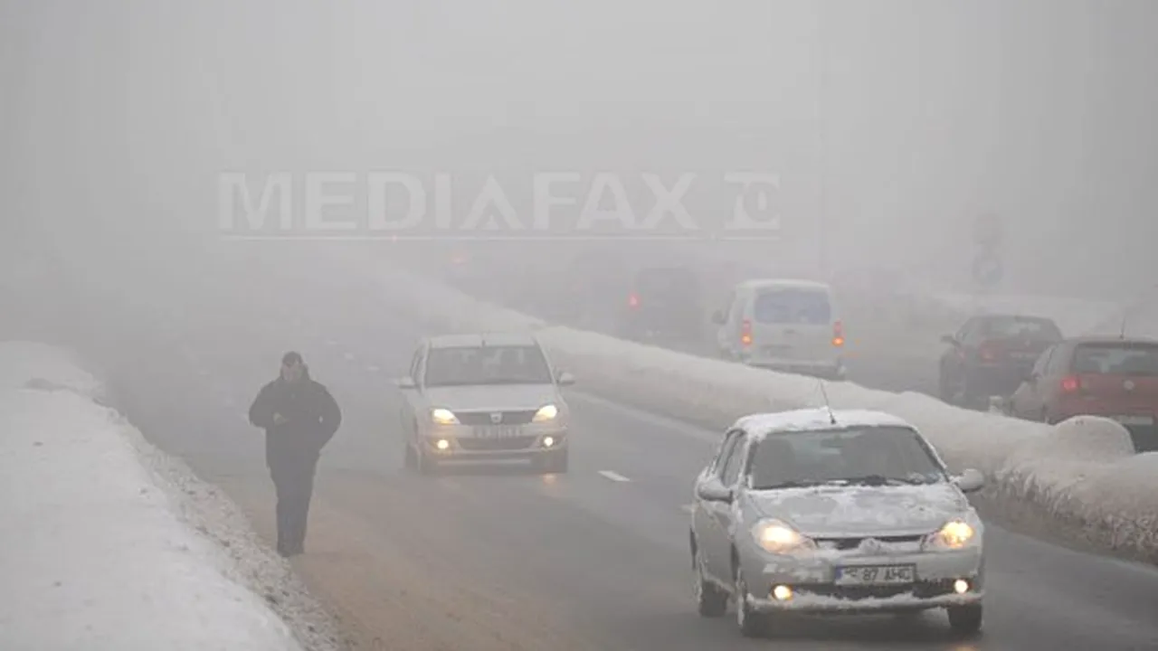 COD GALBEN de ceaţă în 11 judeţe din ţară. Care sunt zonele afectate