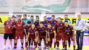 United Galaţi câştigă al treilea titlu consecutiv de campioană a României la futsal