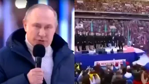 Putin, apariţie la un concert în Moscova. Pe scenă s-a cântat controversata piesă 