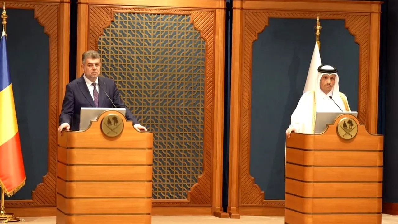 Ciolacu, în Qatar: Avem în analiză proiecte cu o valoare totală de peste 15 miliarde de euro