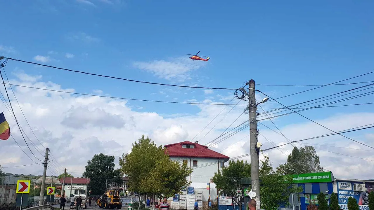 Un elicopter Black Hawk al IGAv va survola judeţul Galaţi, afectat de inundaţii