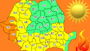 METEO. România între caniculă şi ploi. ANM a emis două coduri galbene pentru mare parte din ţară