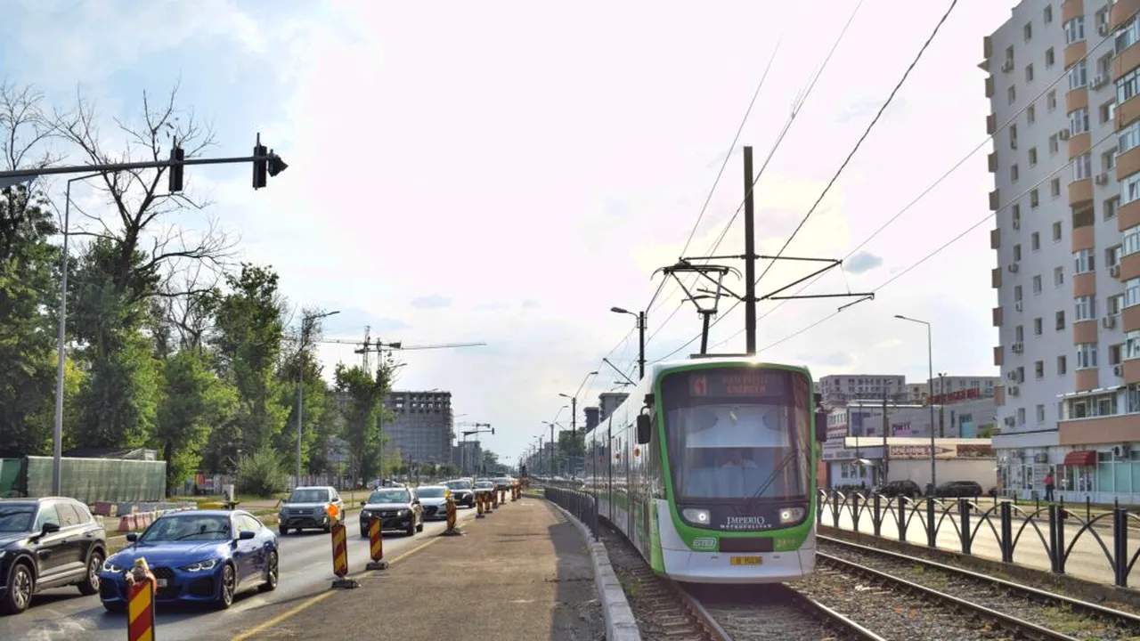 Linia de tramvai 41 se suspendă toată luna august. STB anunță cu ce pot călători bucureștenii pe același traseu