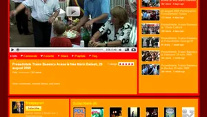 Băsescu are canal pe You Tube