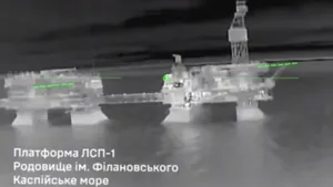 Ucraina a lovit trei platforme petroliere rusești din Marea Caspică, potrivit rapoartelor militare