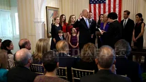 Vicepreşedintele american Joe Biden a depus jurământul pentru al doilea mandat