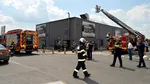Un supermarket din Brăila a luat foc. Clienții și angajații au fost evacuați