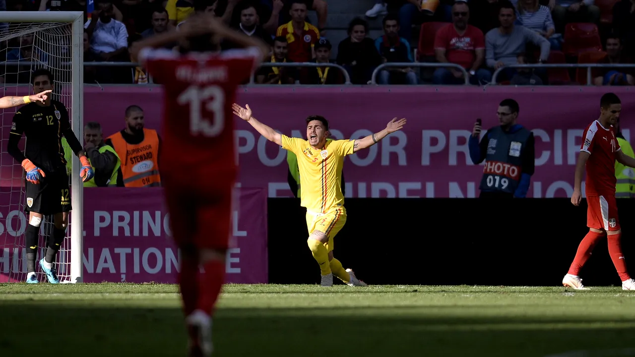 România - Serbia 0-0, în Liga Naţiunilor/ Munteanu: Jocul nostru a fost foarte, foarte modest/ Marica: Remarcabilă dăruirea şi ambiţia
