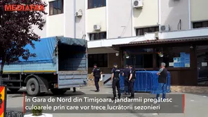 GALERIE FOTO Ultimele pregătiri la gara din Timişoara, înaintea plecării trenului cu îngrijitoare pentru Austria