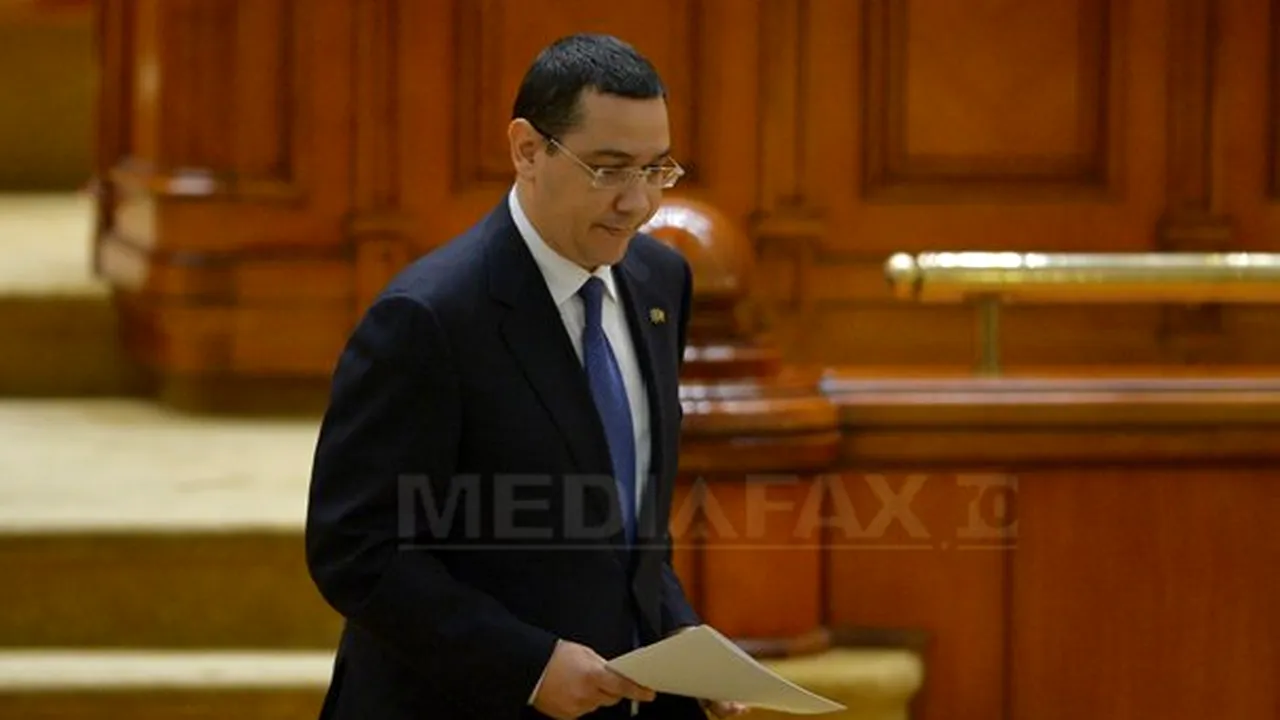 Ponta, despre opinia ambasadei SUA: Este foarte corectă, să se aplice tuturor!