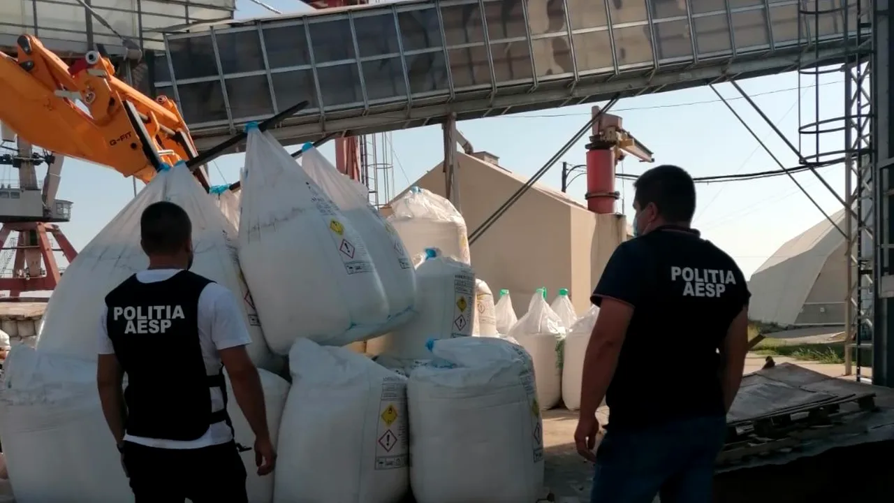 Poliţiştii au confiscat în trei zile peste 8.000 de tone de azotat de amoniu. Unde au descoperit cele mai mari cantităţi