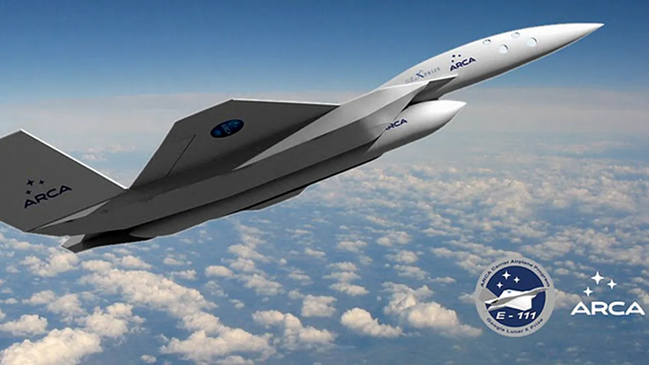 Romanian Aeronautics Association ARCA Announces Supersonic Airplane Project