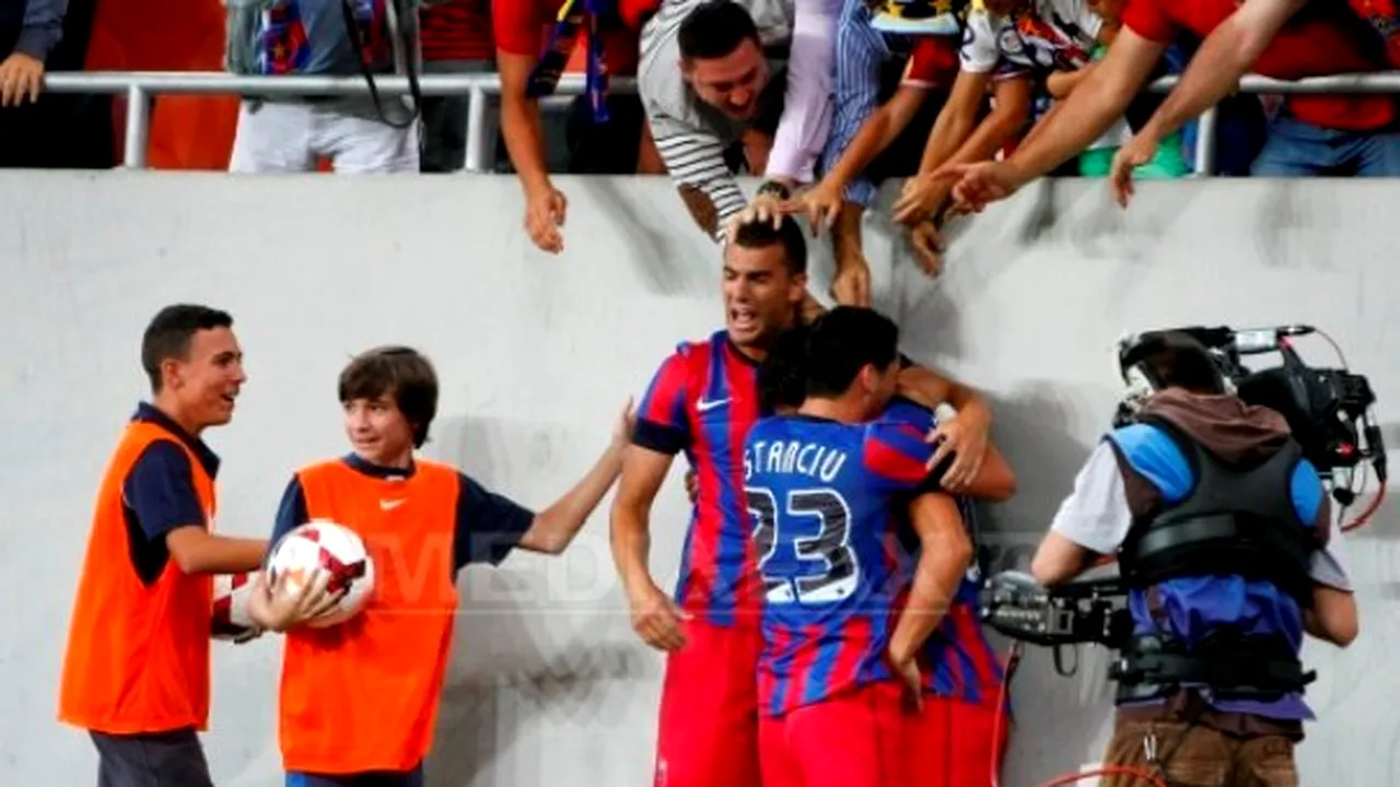 Liga Campionilor: STEAUA - VARDAR 3-0, în prima manşă a turului doi preliminar