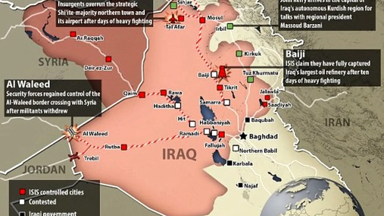 Organizaţia Stat Islamic nu a pierdut decât foarte puţin teren în Irak, anunţă Pentagonul