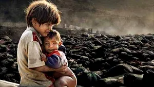 Imaginea impresionantă a doi copii, câştigătoare la 