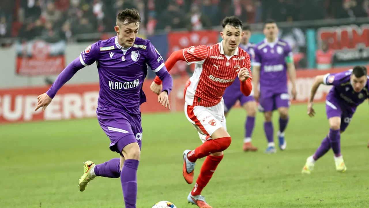 FC Argeș-Dinamo, sâmbătă în primul meci al etapei a treia a play-off-ului Superligii