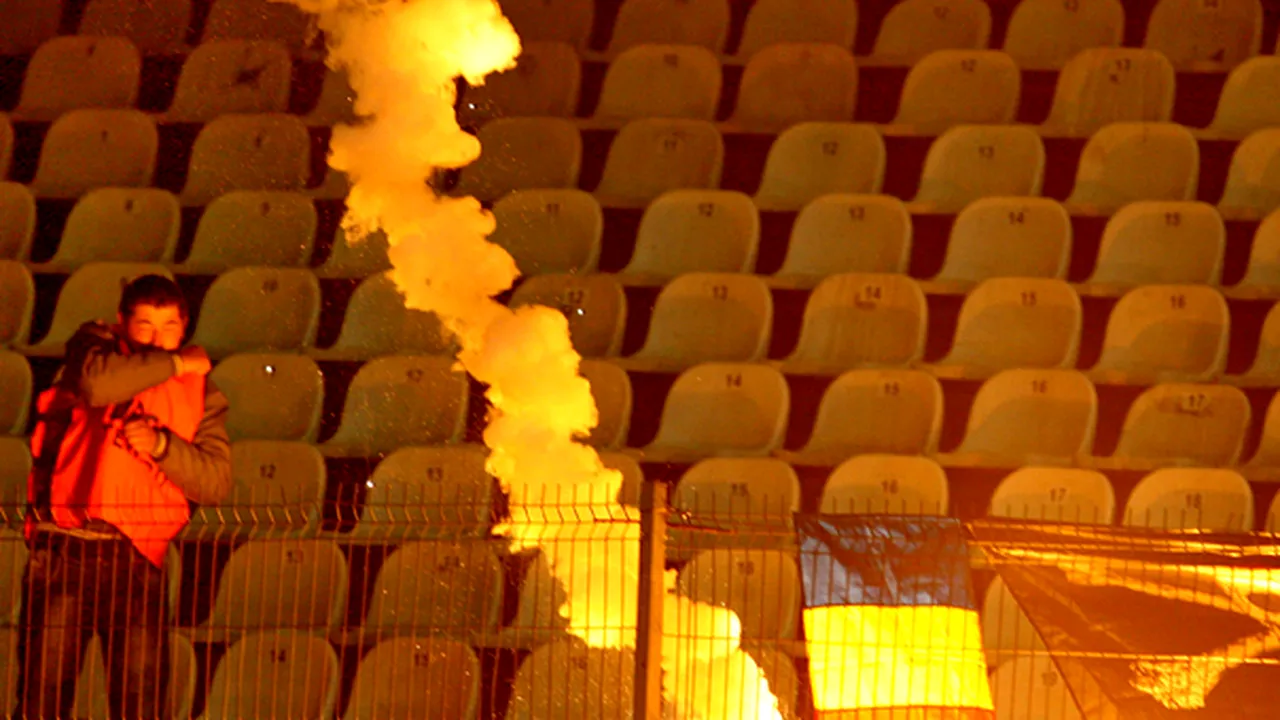 Dinamo, amendată cu 10.000 de lei de Jandarmerie