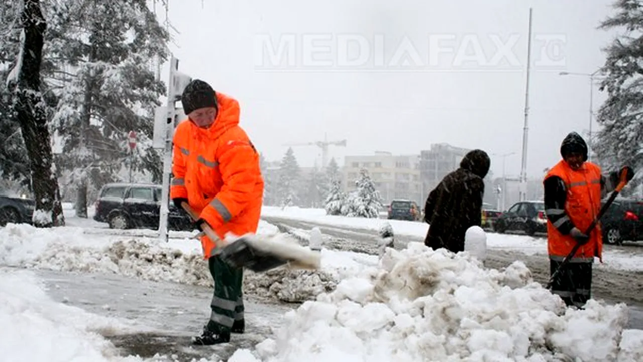 Rugbiştii vor ieşi la deszăpezire în Bucureşti şi judeţele afectate de vremea nefavorabilă
