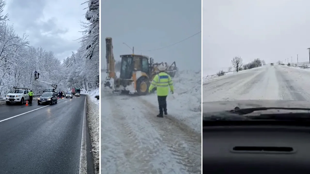 Încă două drumuri naţionale, închise din cauza vremii