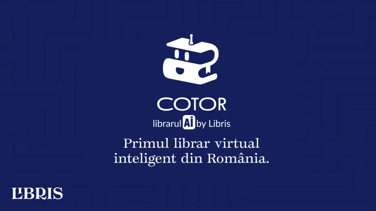 Cotor, librarul AI al Libris, este primul librar virtual inteligent din Romania si un filtru in multitudinea de recomandari de carte