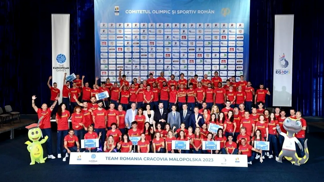 România va fi reprezentată de 150 de sportivi la Jocurile Europene Cracovia Malopolska 2023