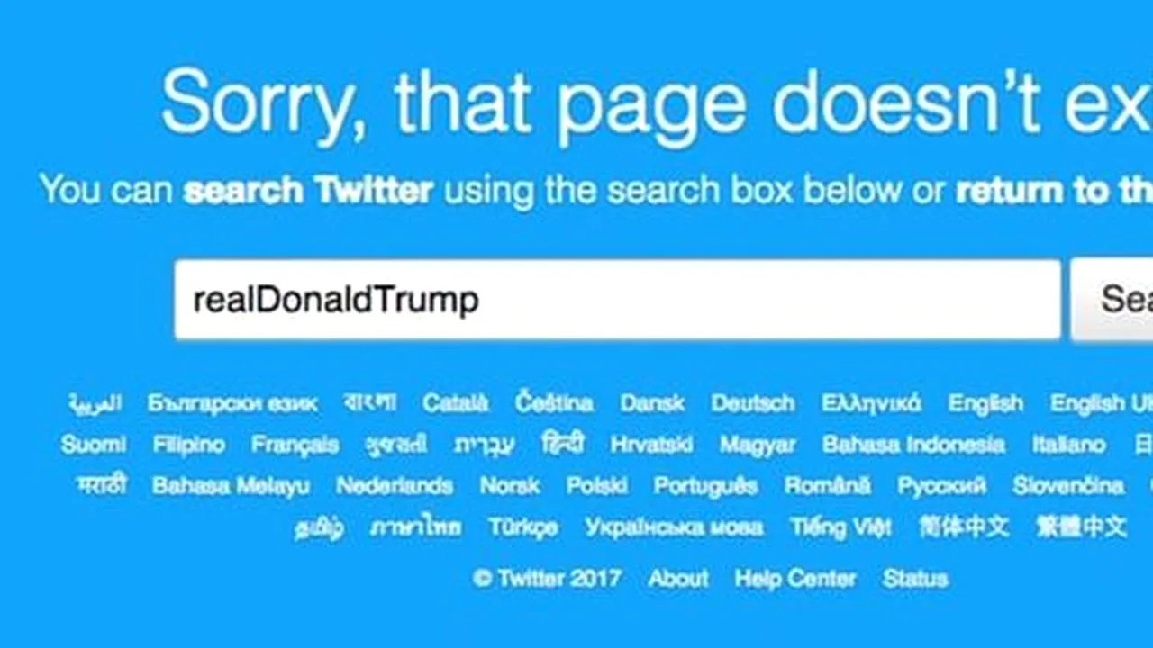 Contul de Twitter al lui Donald Trump, 