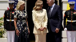 Prima doamnă a Ucrainei a fost primită la Casa Albă de către Joe Biden şi soţia lui