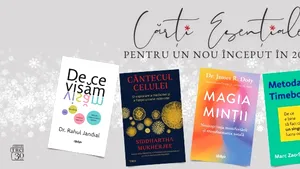 5 cărţi esenţiale despre minte, emoţii, corp şi schimbări benefice pentru un nou început în 2025