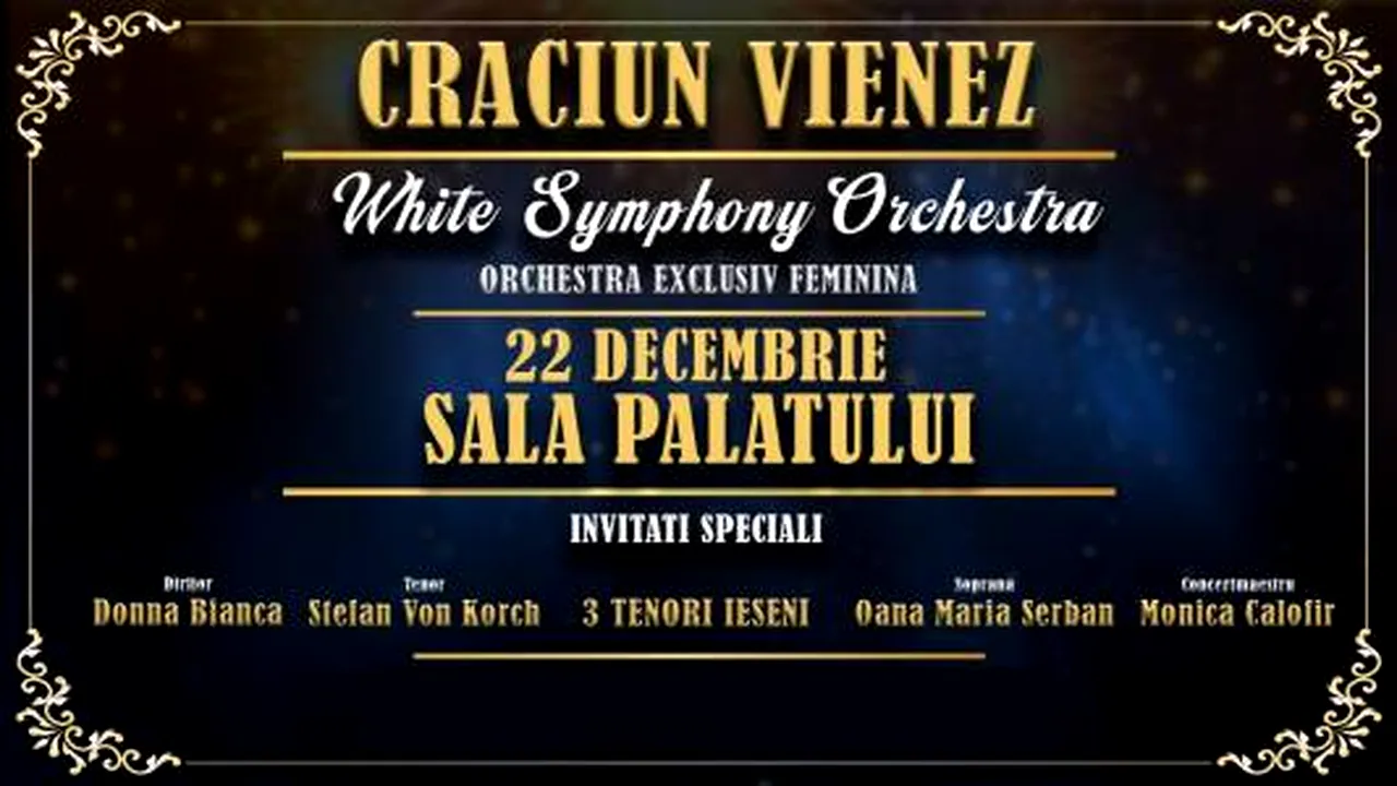 Tenorul Ștefan von Korch aduce bucuria sărbătorilor în concertul ”Crăciunul vienez” de la Sala Palatului din București