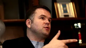 Conflict între Vasile Şiman şi un suporter, la finalul partidei Sportul - Rapid