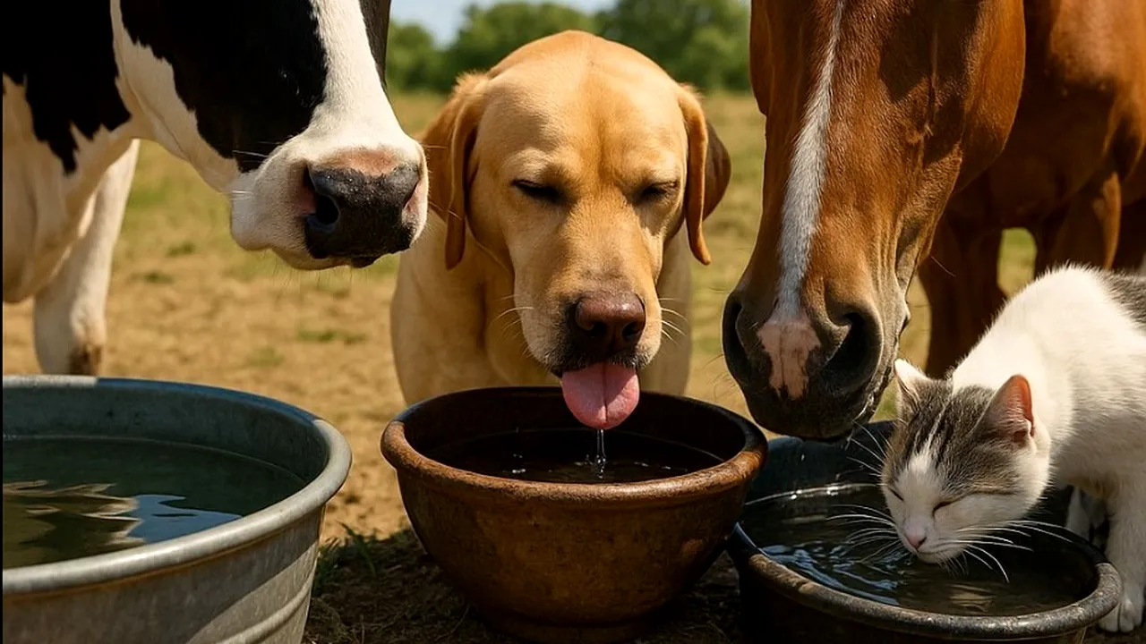 ANSVSA, recomandări pentru fermieri și stăpânii animalelor de companie cu ocazia valului de căldură