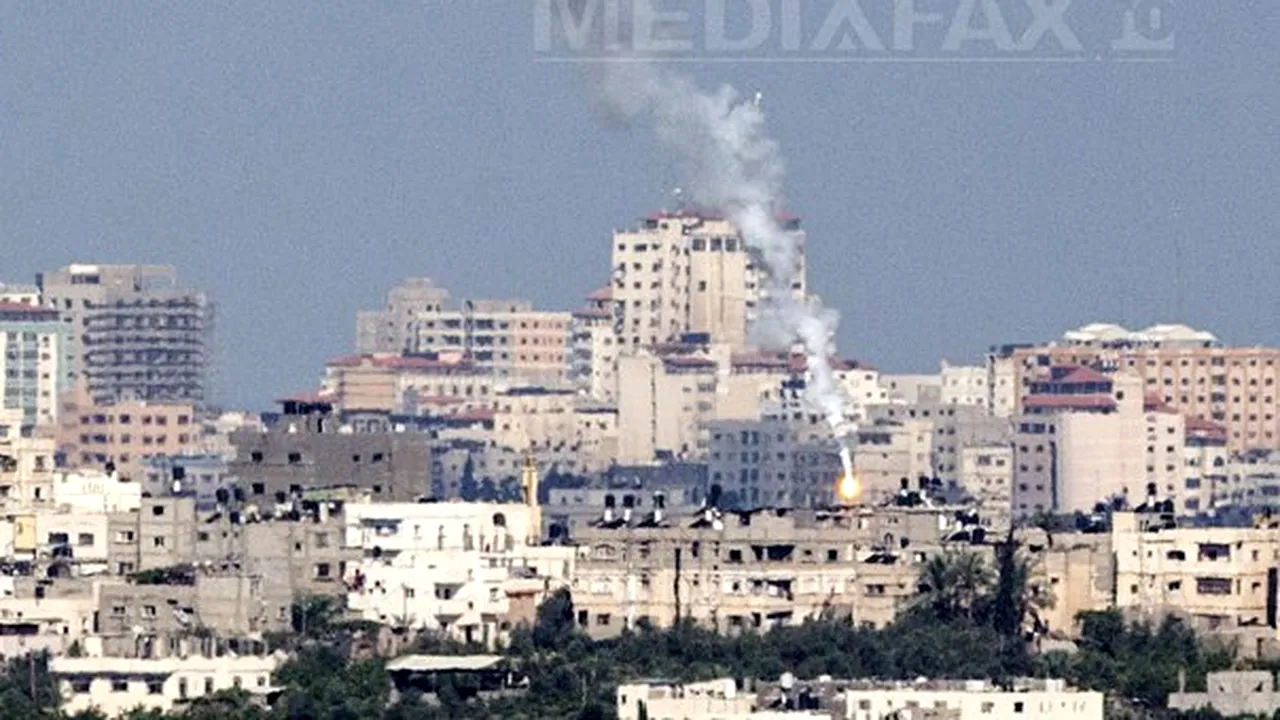 Ofensiva israeliană în Gaza a intrat în cea de-a şaptea zi: Noi raiduri şi tiruri de artilerie
