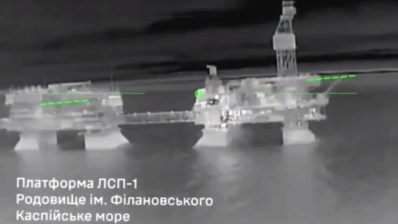 Ucraina a lovit trei platforme petroliere rusești din Marea Caspică, potrivit rapoartelor militare