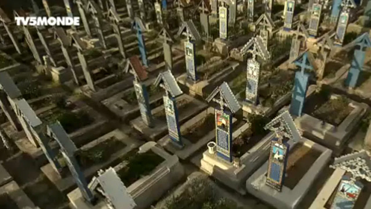 Cimitirul Vesel din Săpânţa, promovat într-un documentar difuzat de televiziunea TV5 Monde