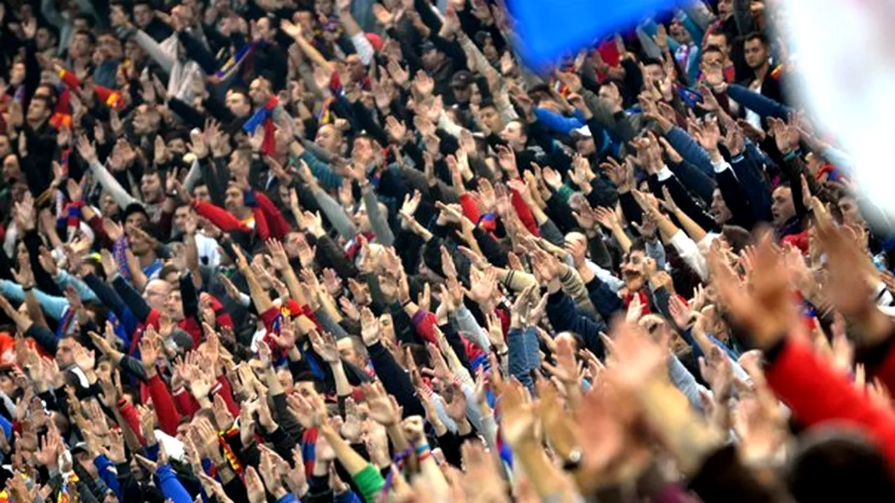 Steaua, U Cluj şi Dinamo, sancţionate de Comisia de Disciplină pentru lozincile xenofobe ale fanilor