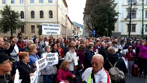 PROTEST. Braşoveni 