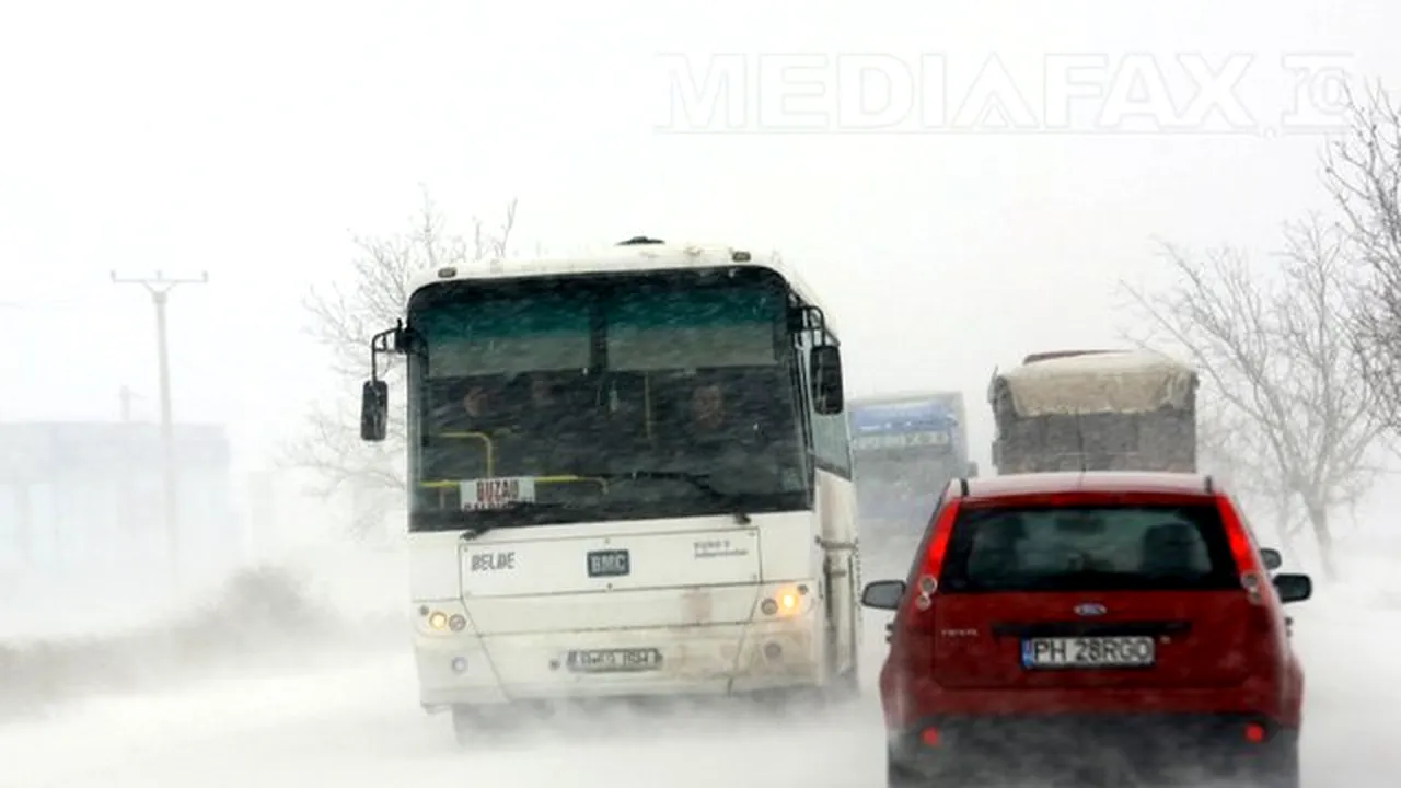Autostrada A2 a fost închisă pe tronsonul Bucureşti - Lehliu