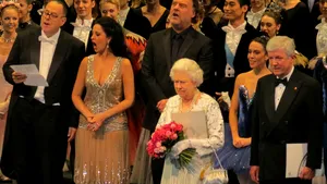 Angela Gheorghiu a cântat pentru regina Elizabeth a II-a la Opera Regală din Londra - FOTO