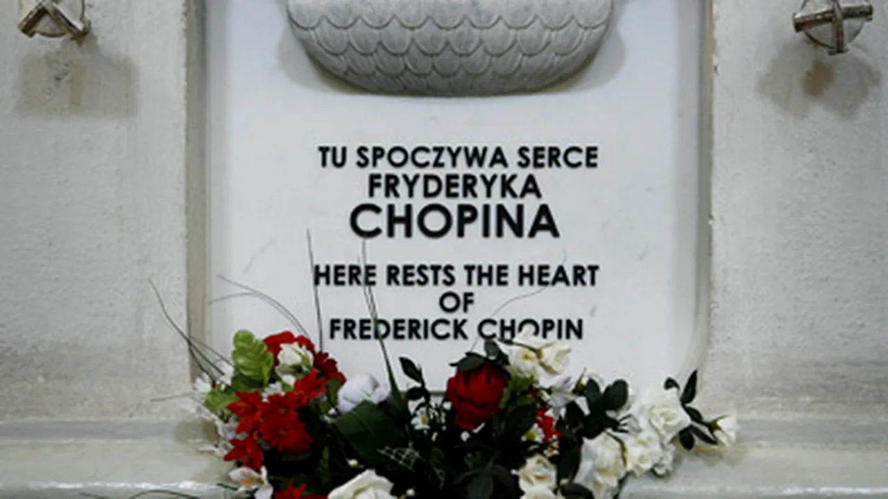 Inima lui Chopin ar putea indica adevărata cauză a morţii compozitorului