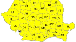 Snowfall, Strong Wind Expected Throughout Romania Thursday Through Friday