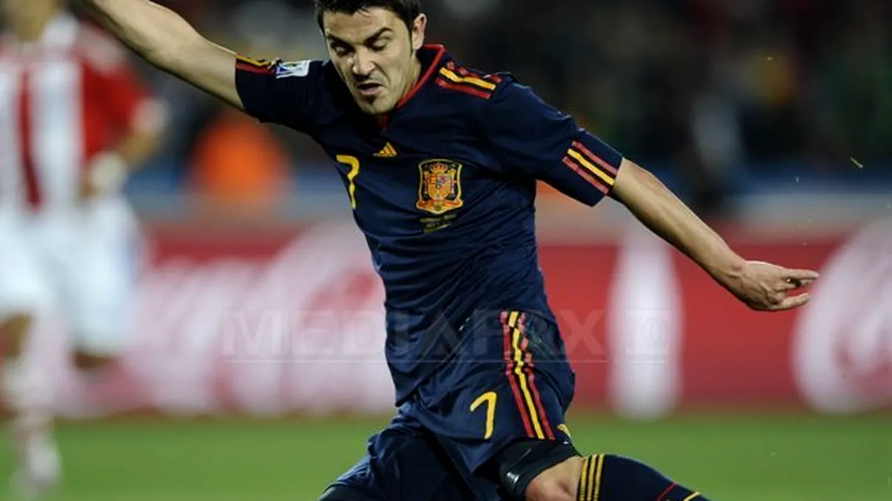 David Villa visează să marcheze golul care să aducă Spaniei titlul mondial