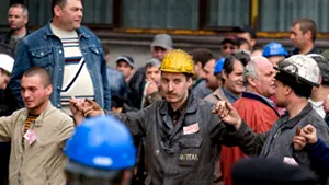 ArcelorMittal Galaţi: Sindicaliştii de la Solidaritatea, în a doua zi de grevă generală