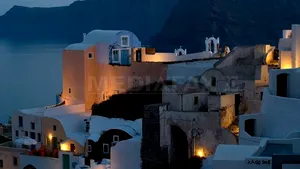 PANĂ DE CURENT în insula Santorini în urma unui incendiu