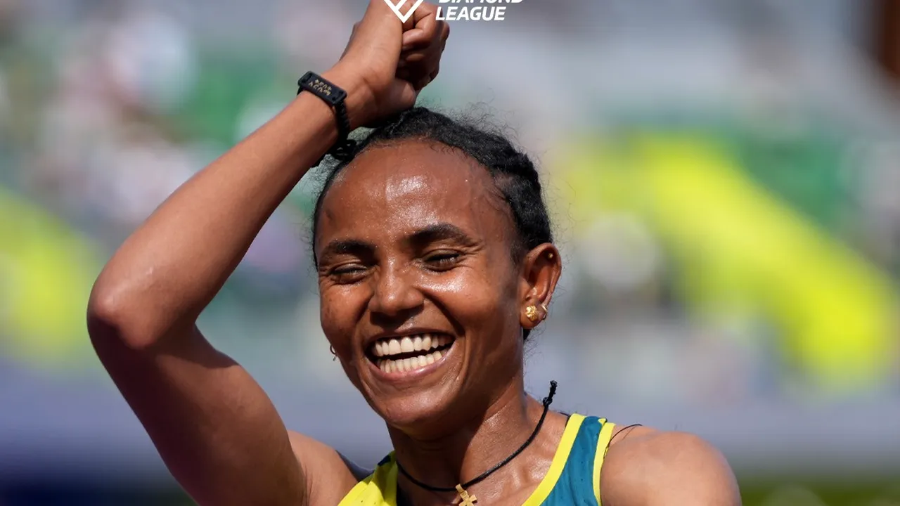Gudaf Tsegay doboară recordul mondial la 5.000 m alergare