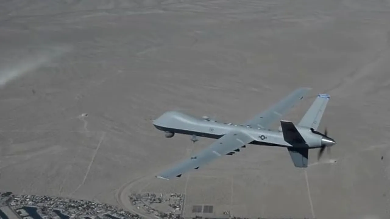 Drone militare doborâte în apropierea unei baze SUA din Bagdad