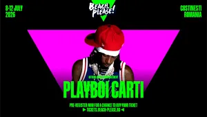 Playboi Carti, confirmat la Beach, Please! 2026; anunțul a fost făcut la un eveniment din agenda Paris Fashion Week