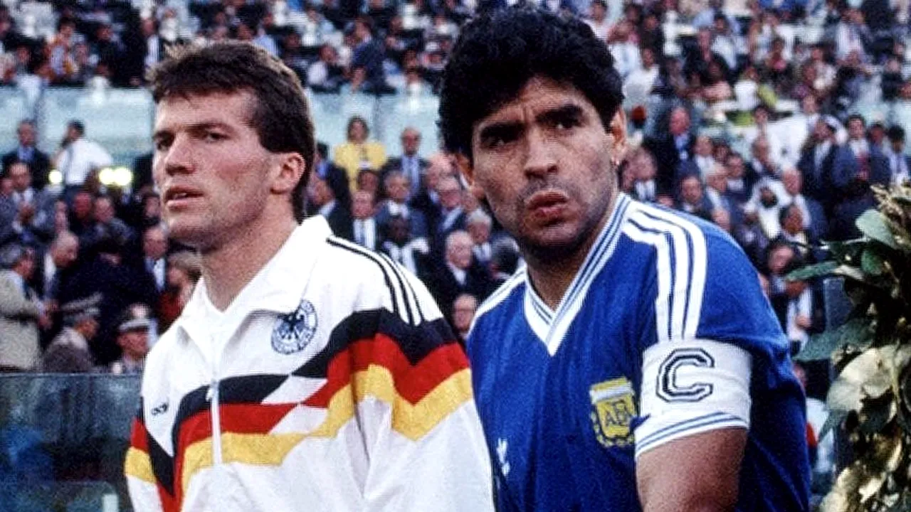 Lothar Matthaus, gest impresionat. Marele fotbalist german a oferit Argentinei tricoul purtat de Maradona în finala Cupei Mondiale din 1986